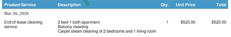 カーペットのクリーニング代