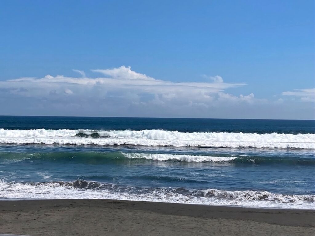 海まで散歩